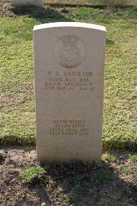 Ismailia War Memorial Cemetery - Hamilton, William Alexander